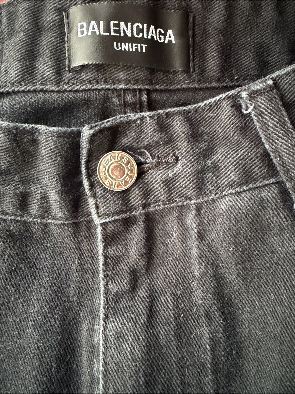 Balenciaga High-Rise Unifit Jeans in Charcoal